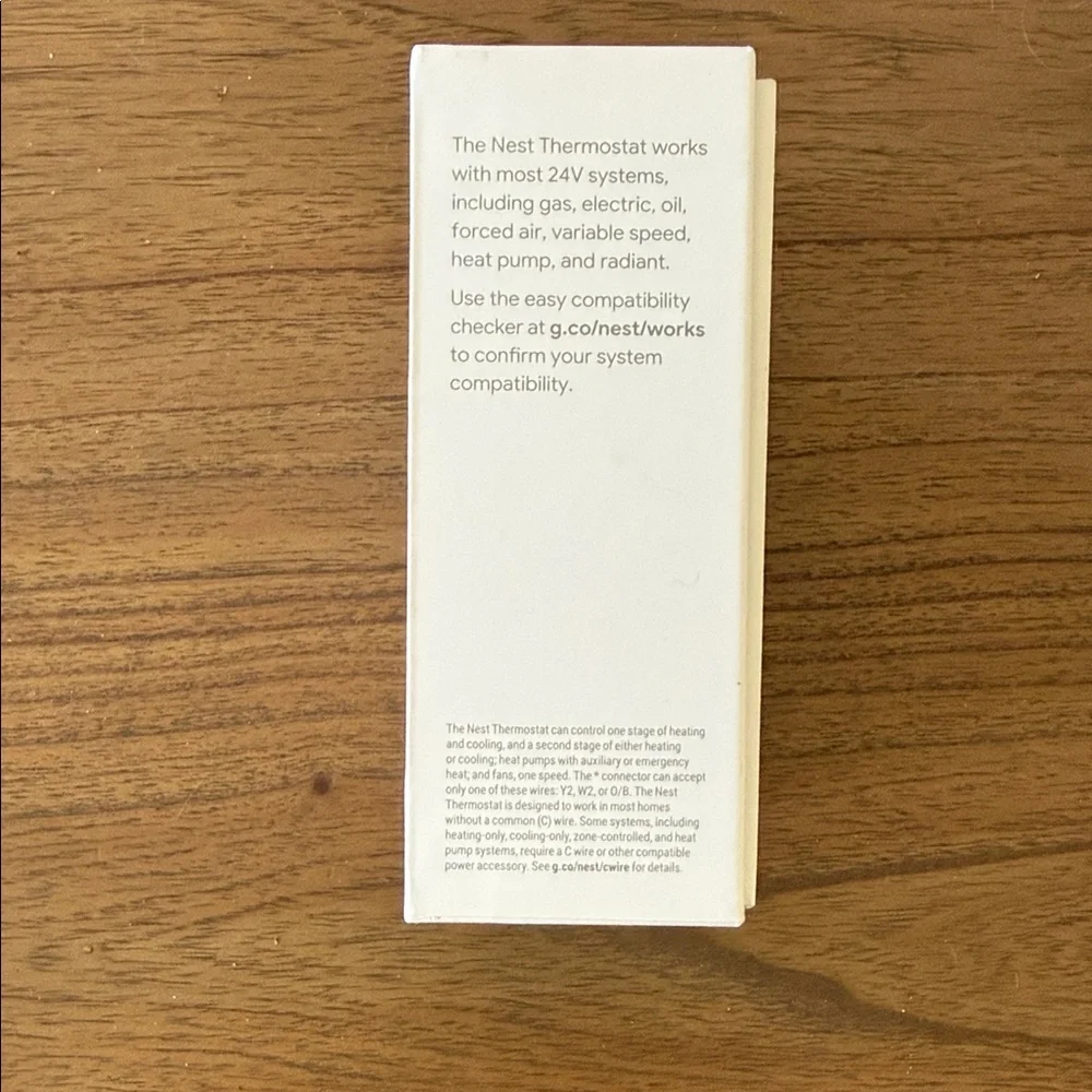 Google Nest Thermostat - Silver